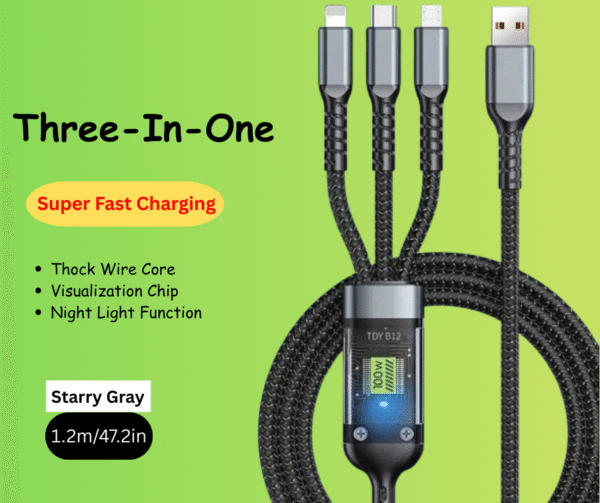 3-IN-1 SUPER FAST CHARGING CABLE